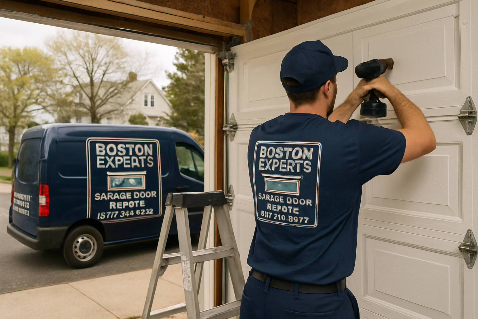 Garage Door Track Repair in Boston