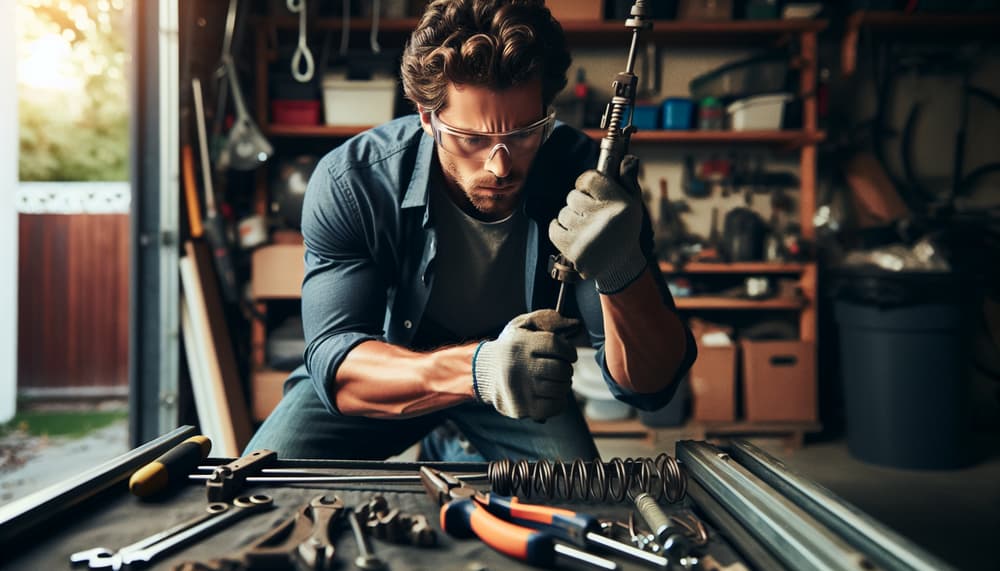 Our professional garage door spring repair process