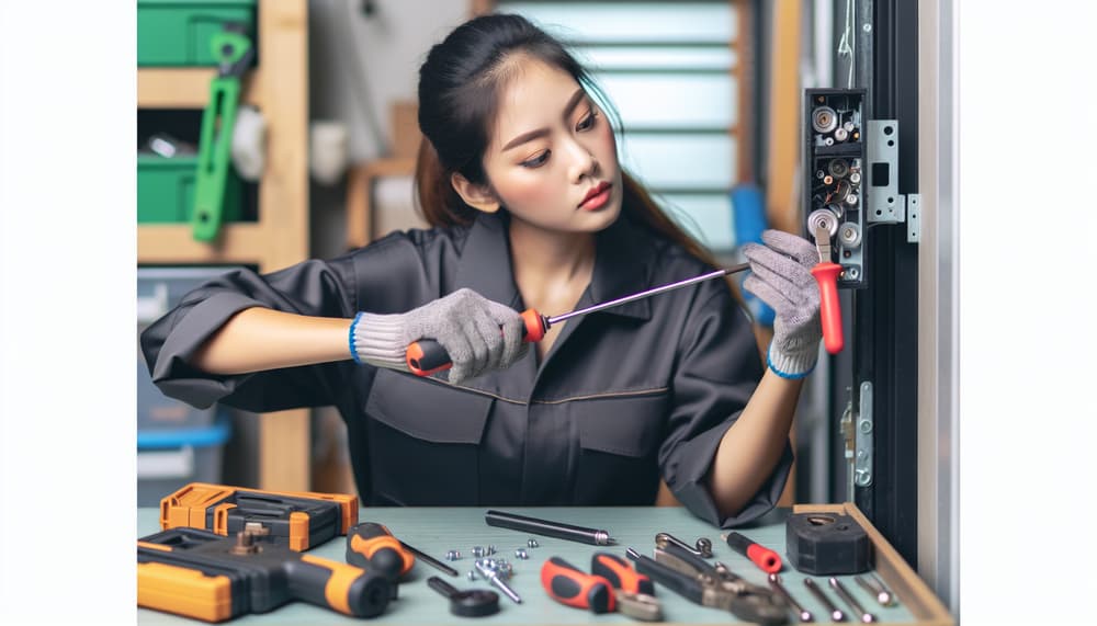 Our professional garage door opener repair process